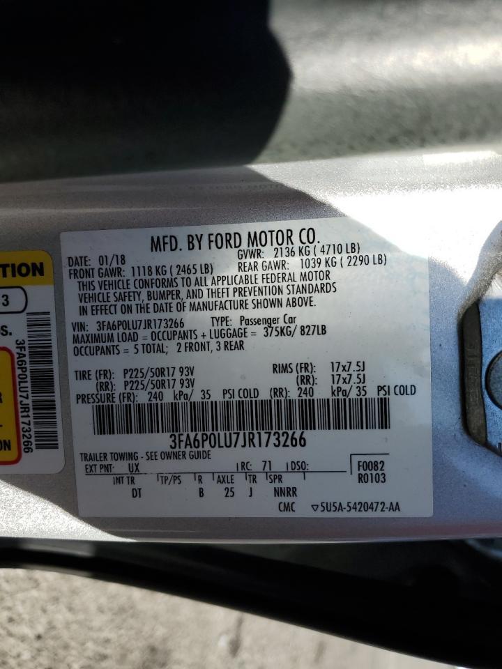 2018 FORD FUSION