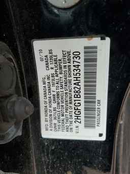 2010 HONDA CIVIC