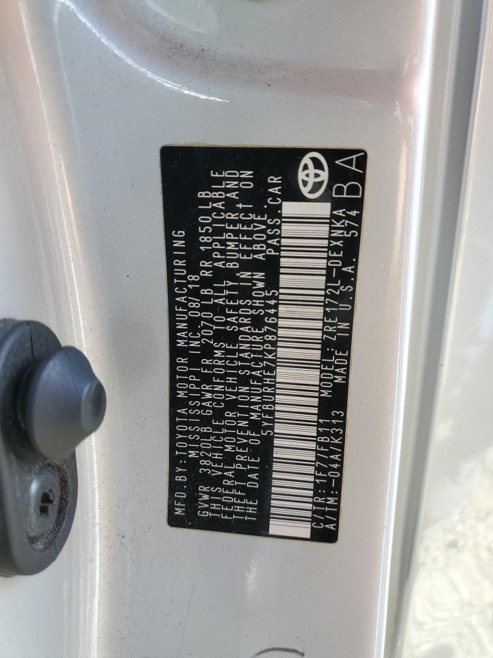 2019 TOYOTA COROLLA