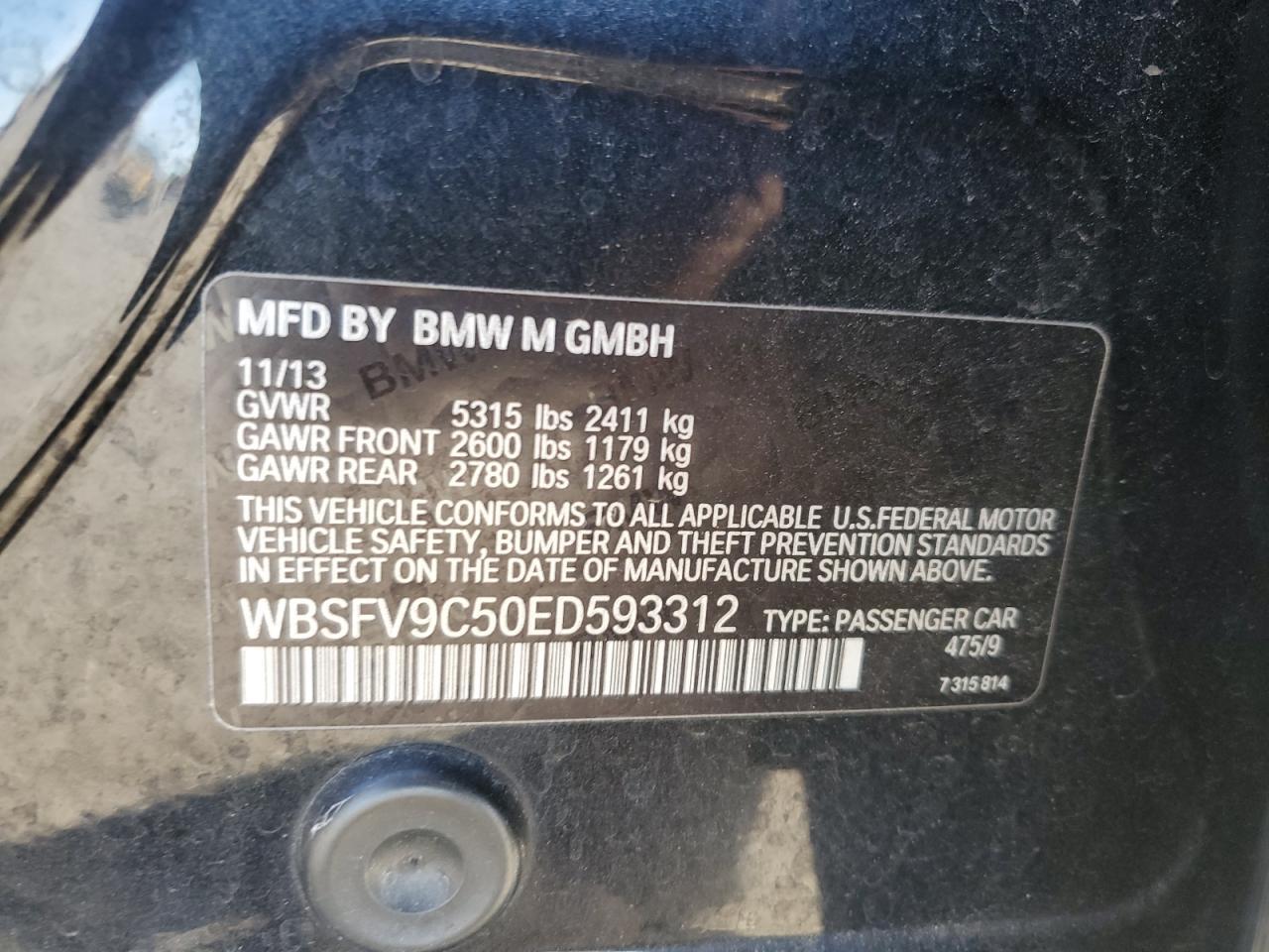 2014 BMW M5