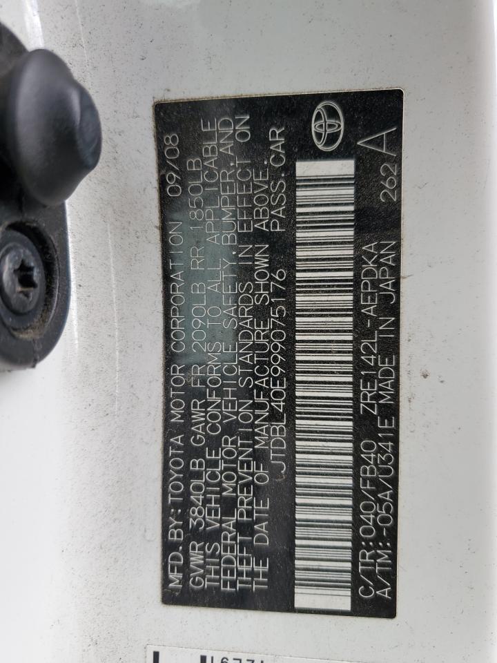 2009 TOYOTA COROLLA