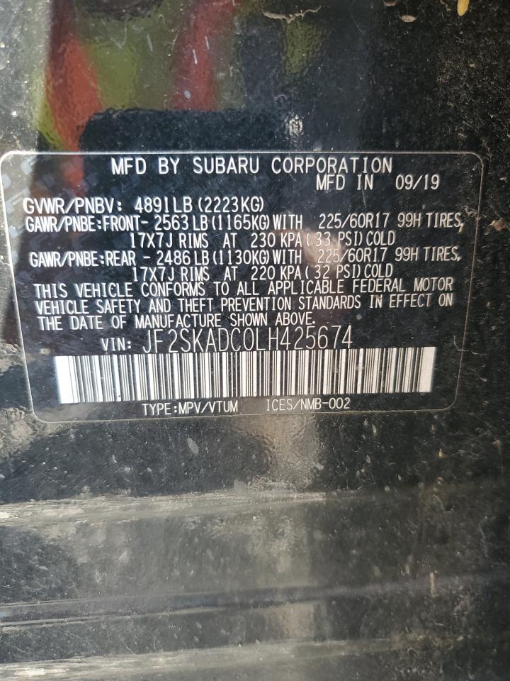 2020 SUBARU FORESTER
