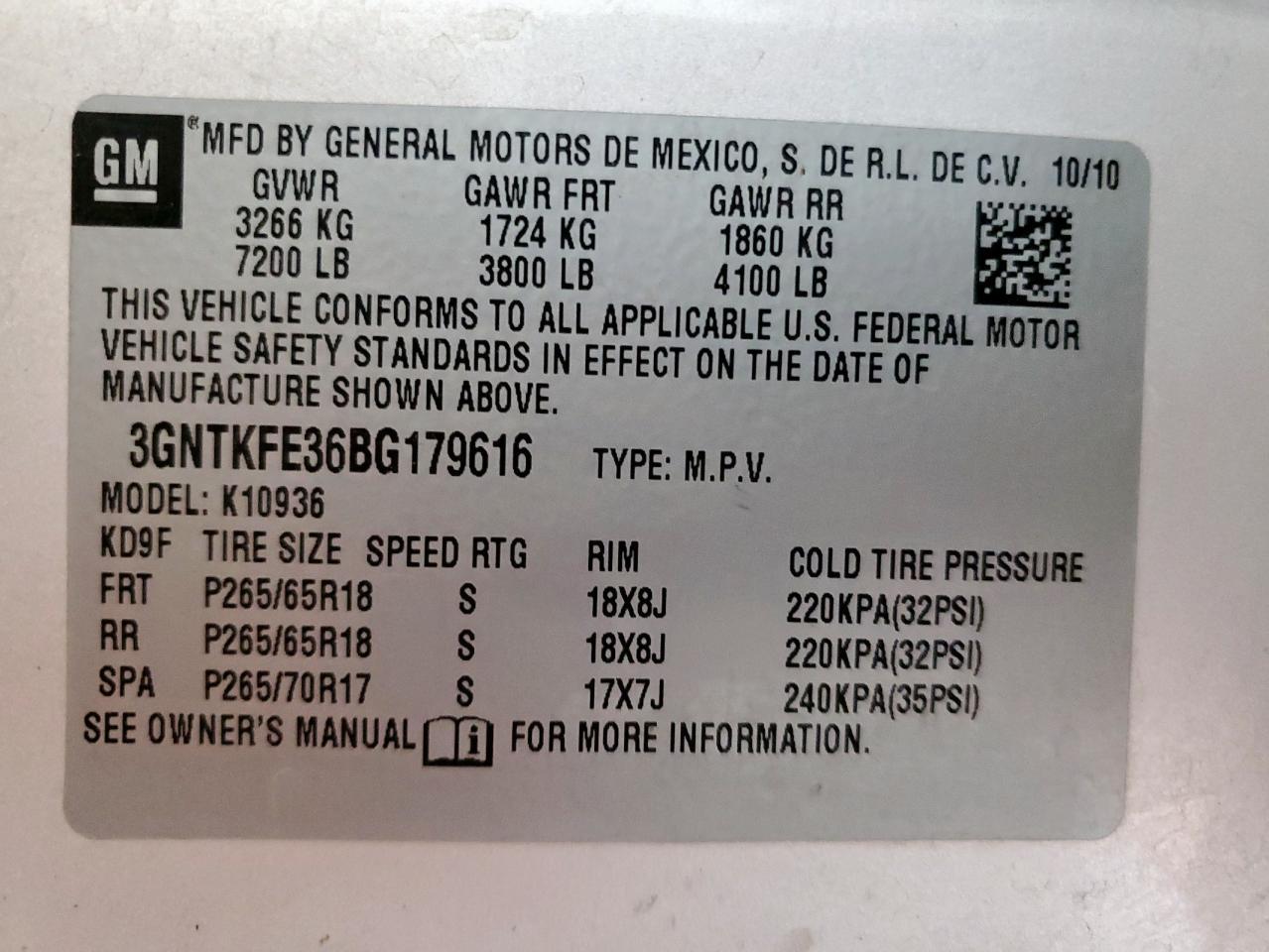 2011 CHEVROLET Avalanche