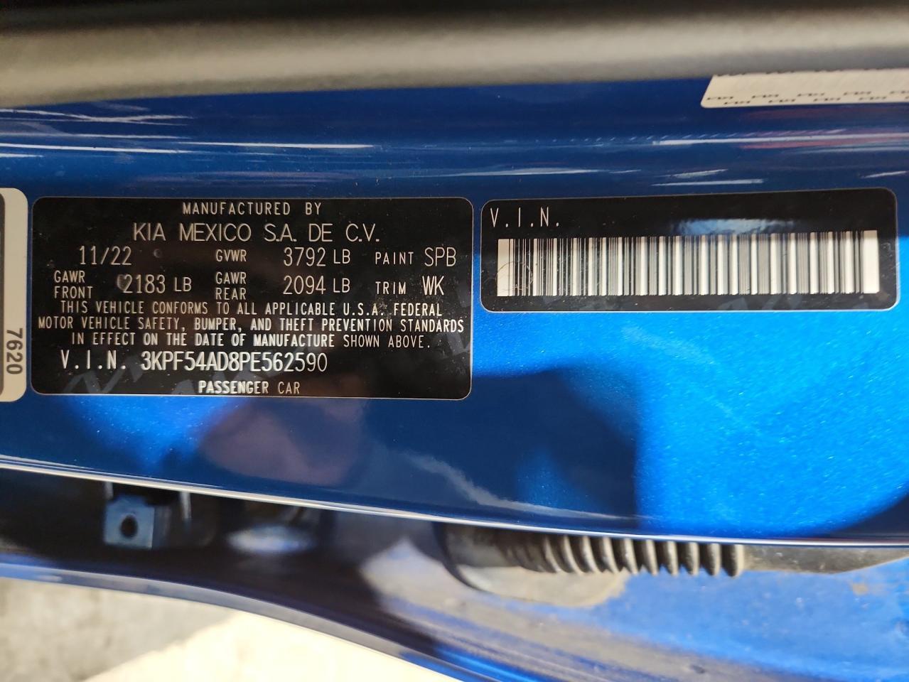 2023 KIA FORTE