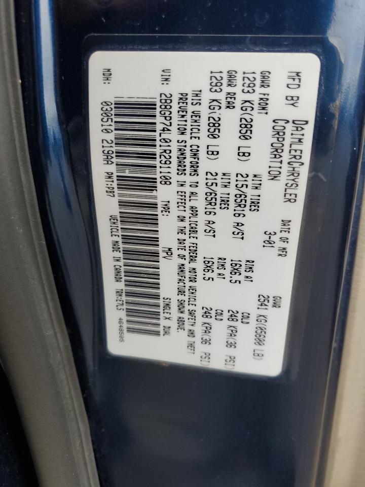 2001 DODGE GRAND CARAVAN