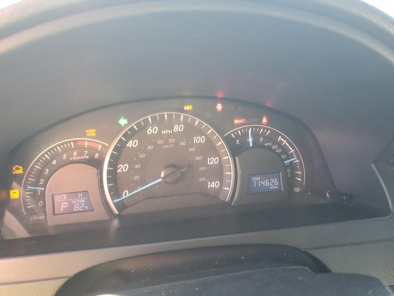 2012 TOYOTA CAMRY