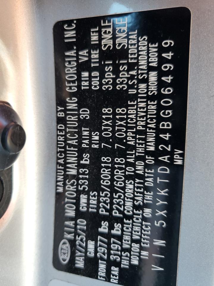 2011 KIA SORENTO