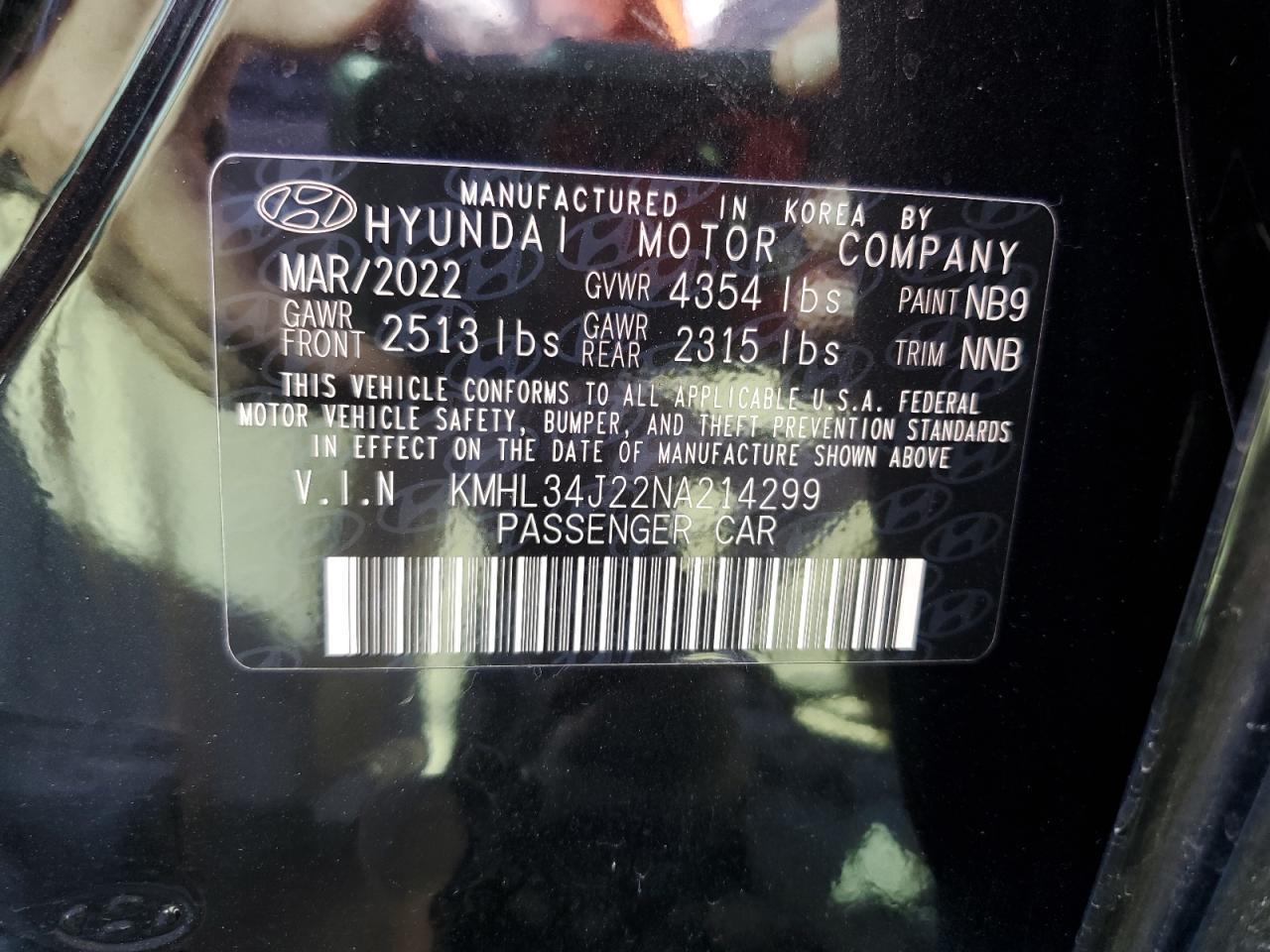 2022 HYUNDAI SONATA