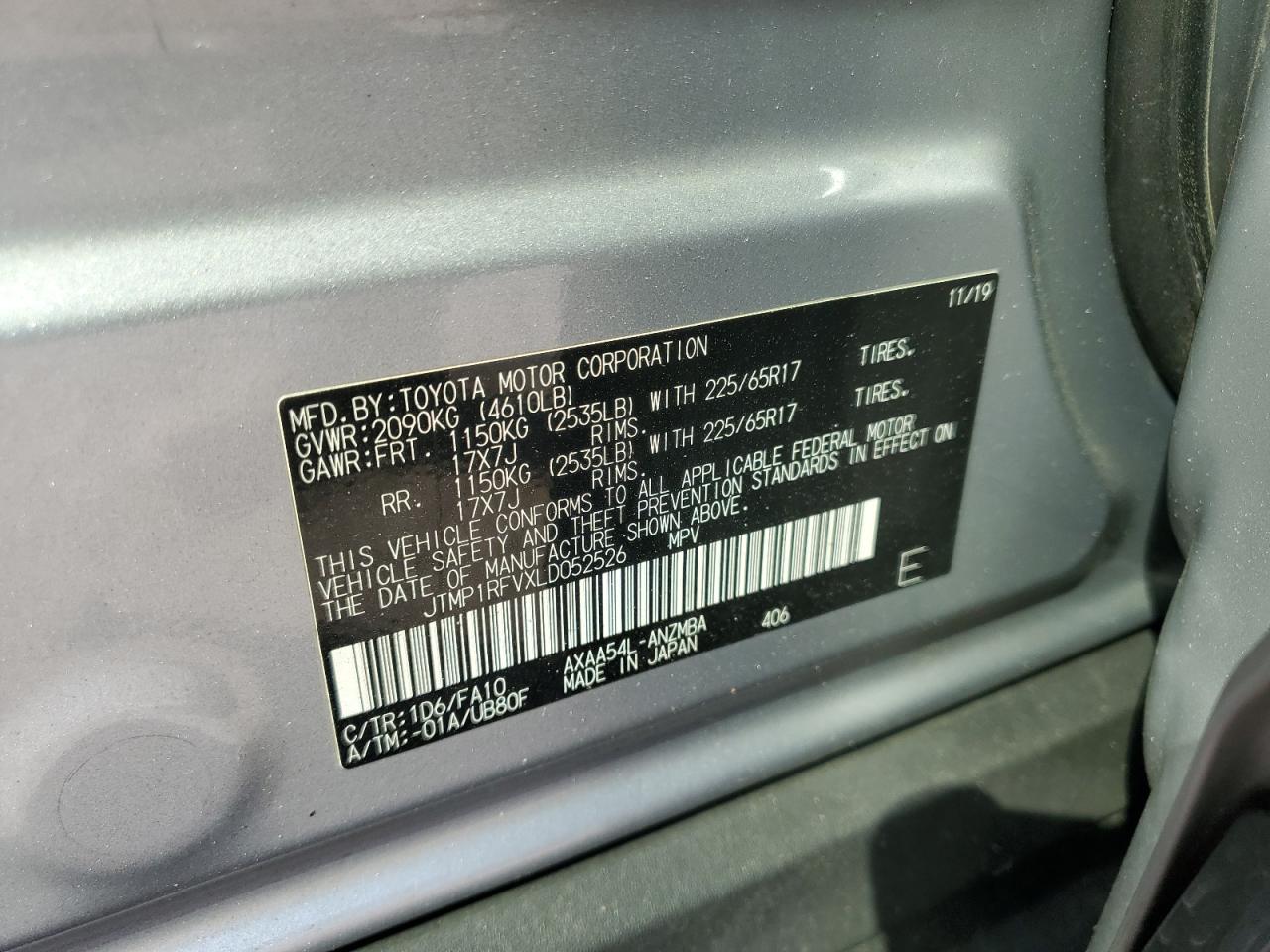 2020 TOYOTA RAV4