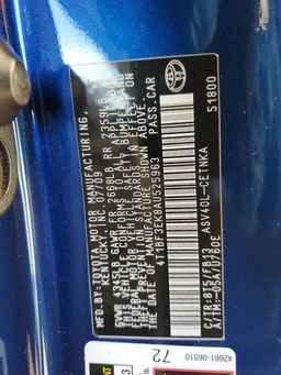 2010 TOYOTA CAMRY