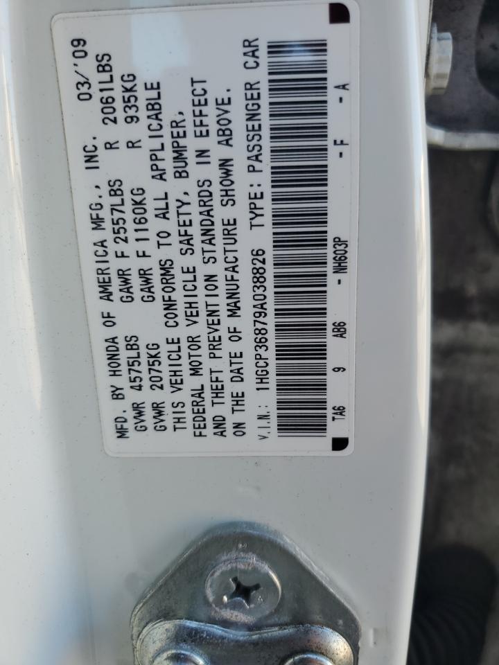 2009 HONDA ACCORD