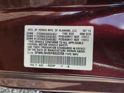 2015 HONDA ODYSSEY