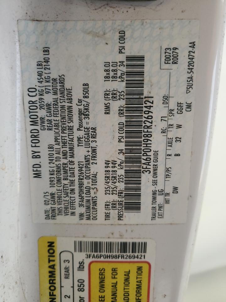 2015 FORD FUSION
