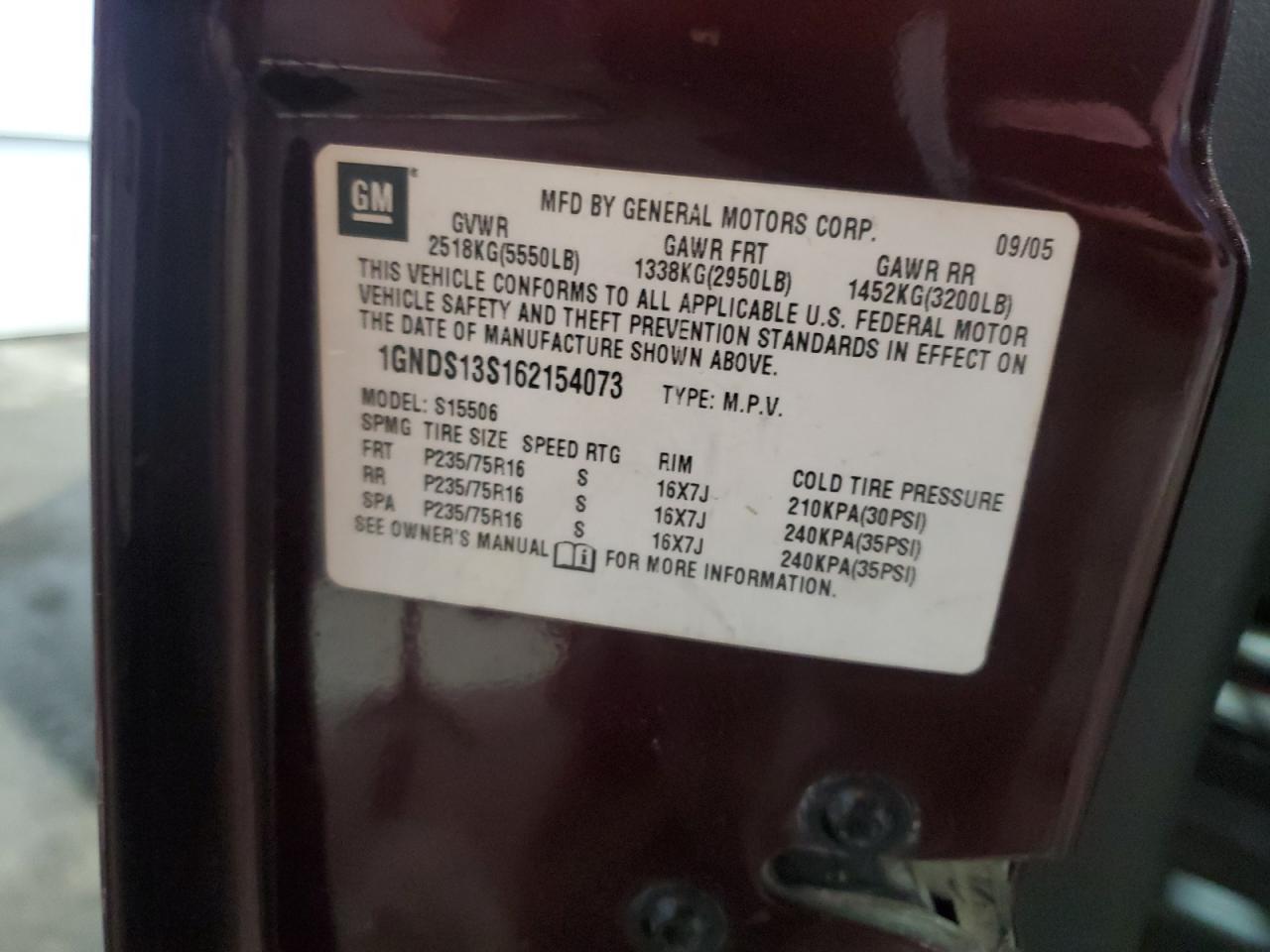 2006 CHEVROLET Trailblazer
