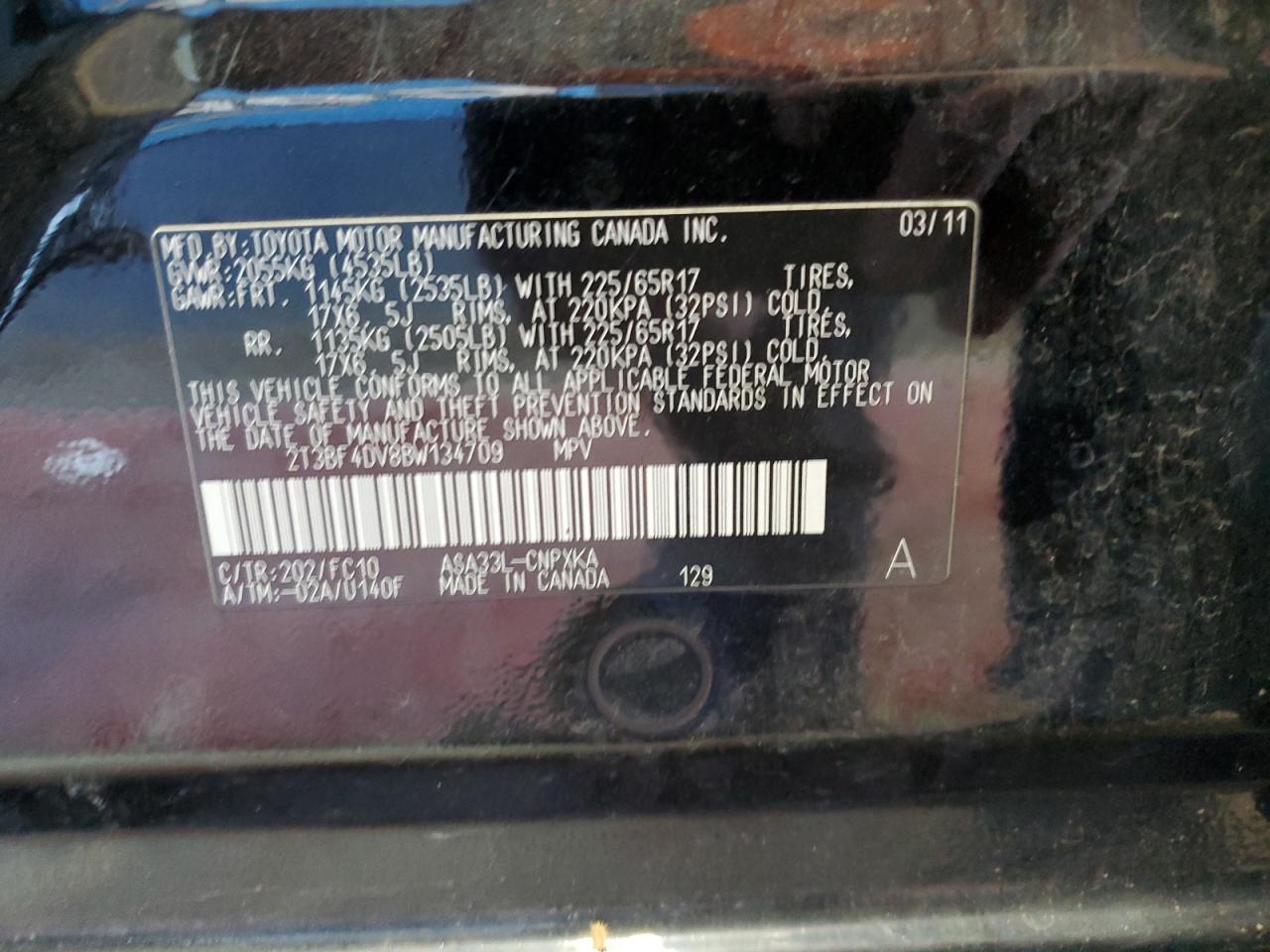 2011 TOYOTA RAV4