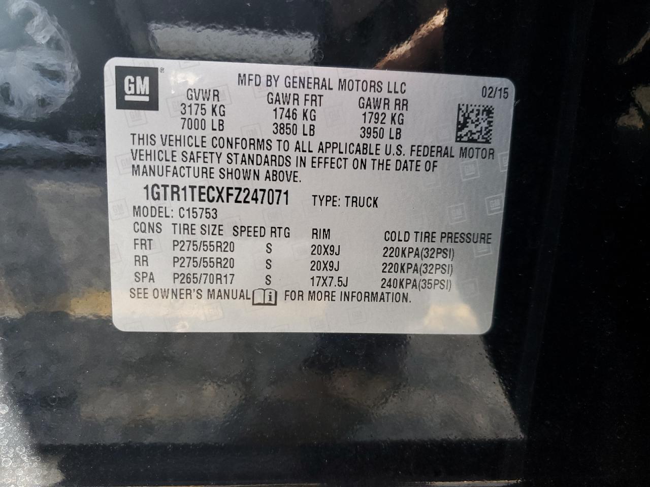 2015 GMC Sierra