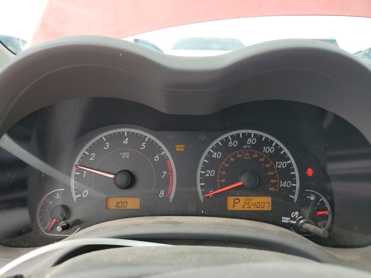 2009 TOYOTA COROLLA