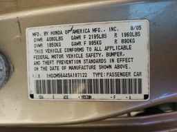 2005 HONDA ACCORD