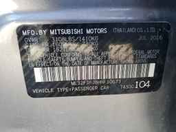 2017 MITSUBISHI MIRAGE