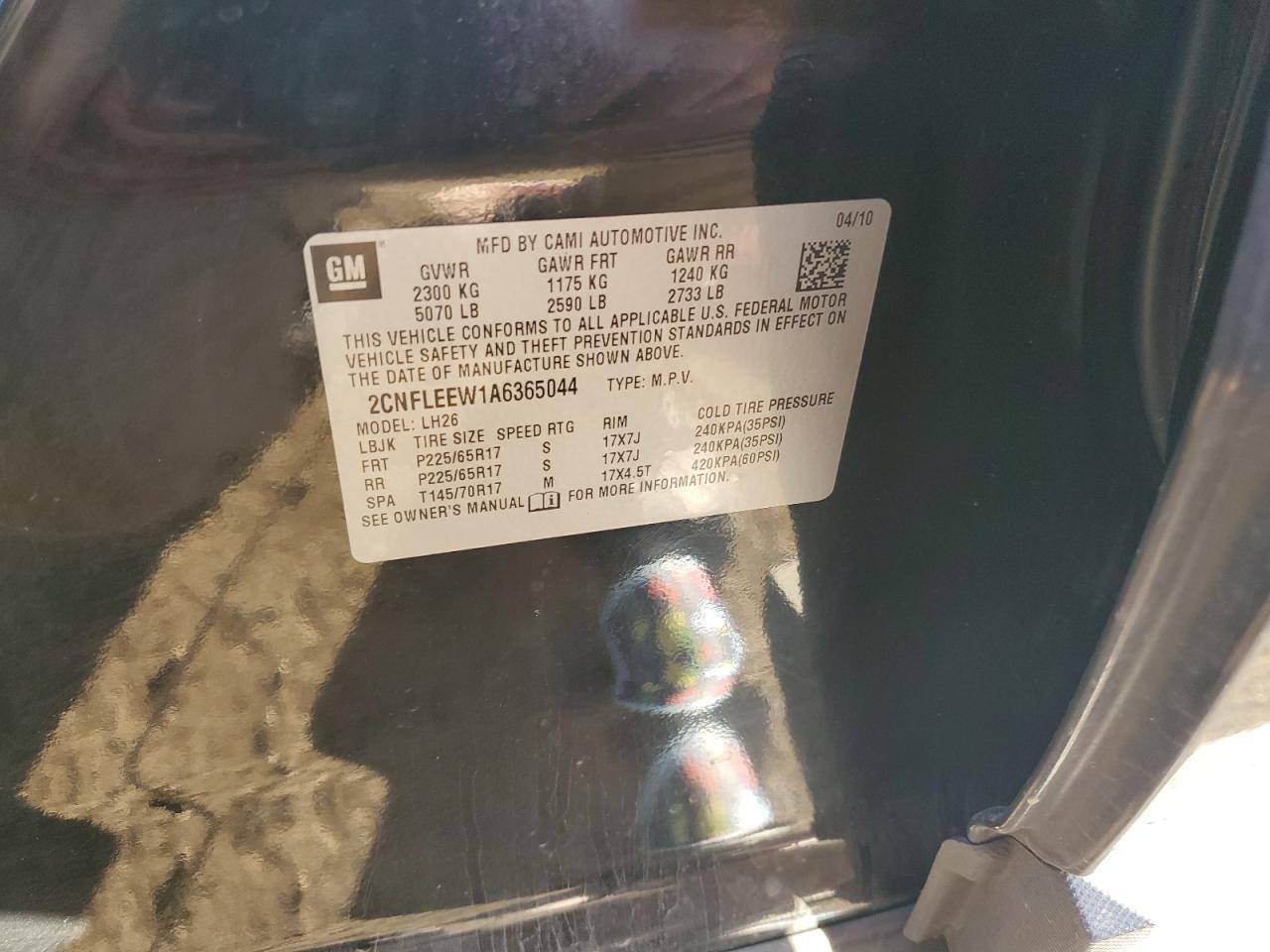 2010 CHEVROLET EQUINOX