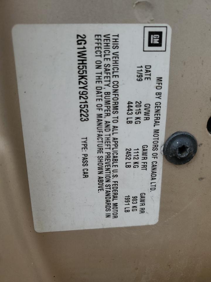 2000 CHEVROLET IMPALA