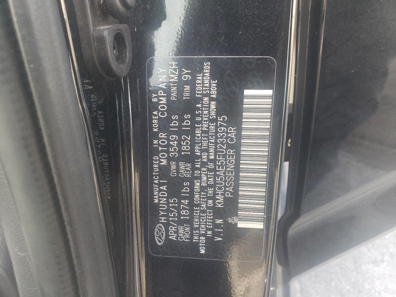 2015 HYUNDAI ACCENT