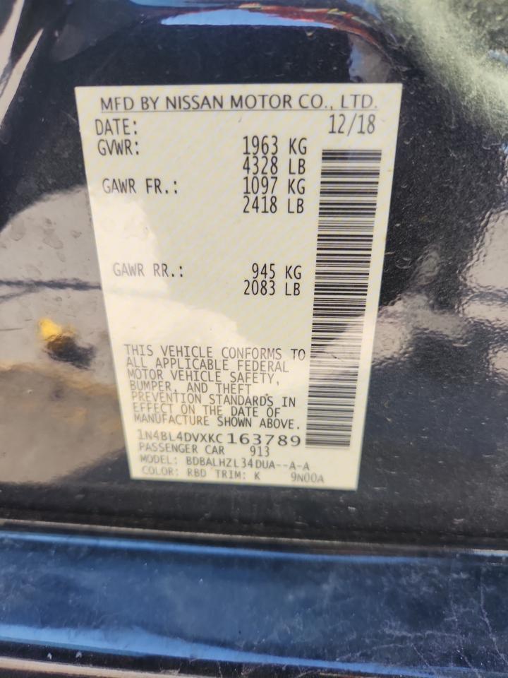 2019 NISSAN ALTIMA
