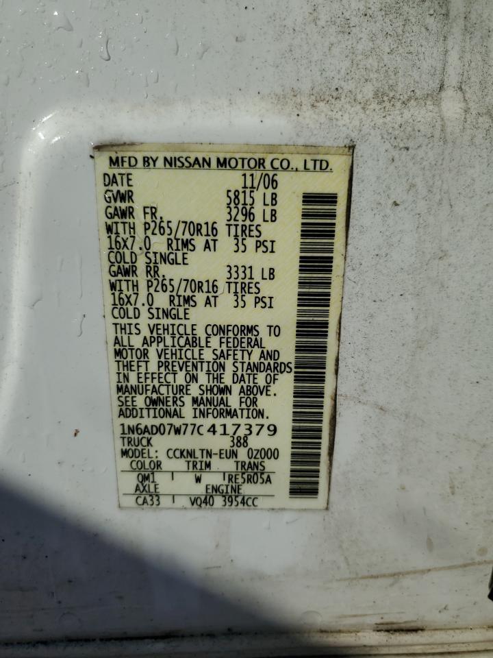 2007 NISSAN Frontier