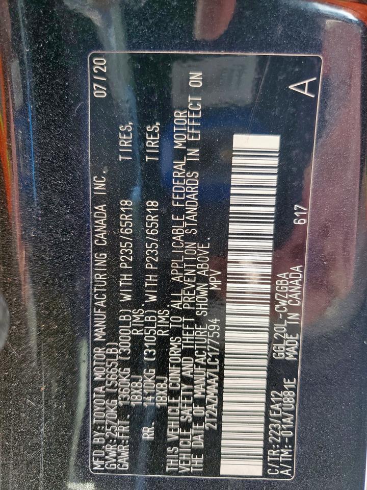 2020 LEXUS RX 350
