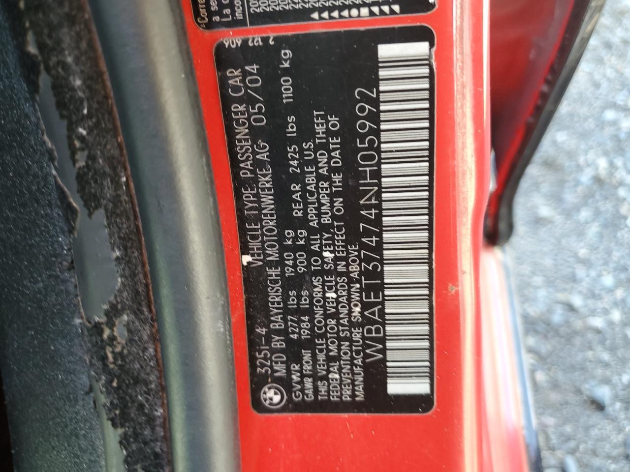 2004 BMW 3 SERIES