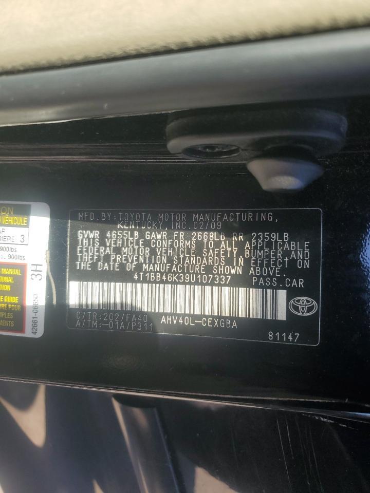 2009 TOYOTA CAMRY