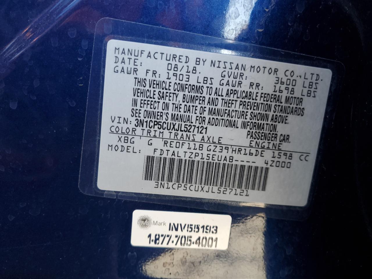 2018 NISSAN KICKS