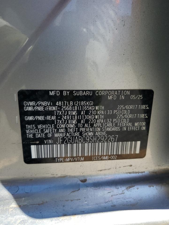 2025 SUBARU Crosstrek