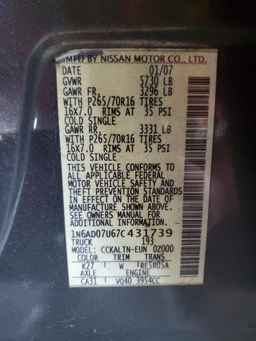 2007 NISSAN Frontier