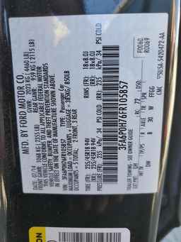 2015 FORD FUSION