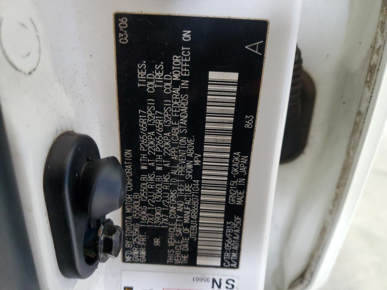 2006 TOYOTA 4Runner