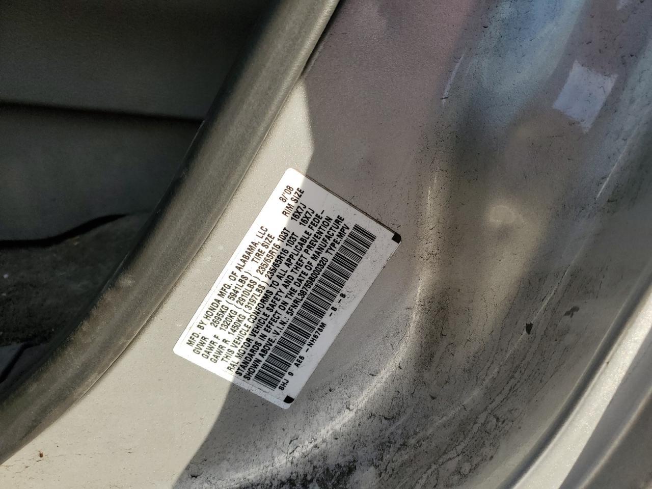2009 HONDA ODYSSEY