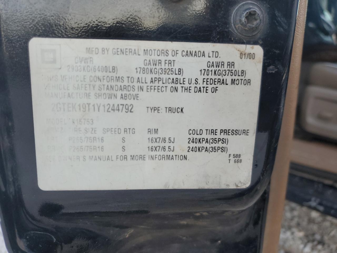 2000 GMC Sierra