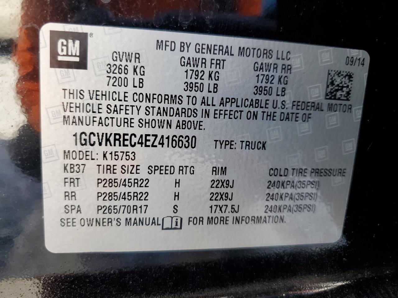 2014 CHEVROLET Silverado