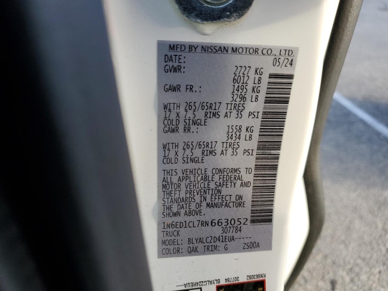 2024 NISSAN Frontier