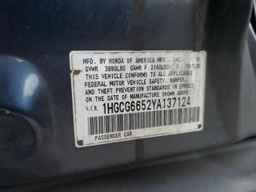2000 HONDA ACCORD