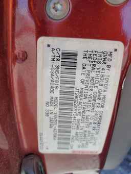 2000 TOYOTA CAMRY