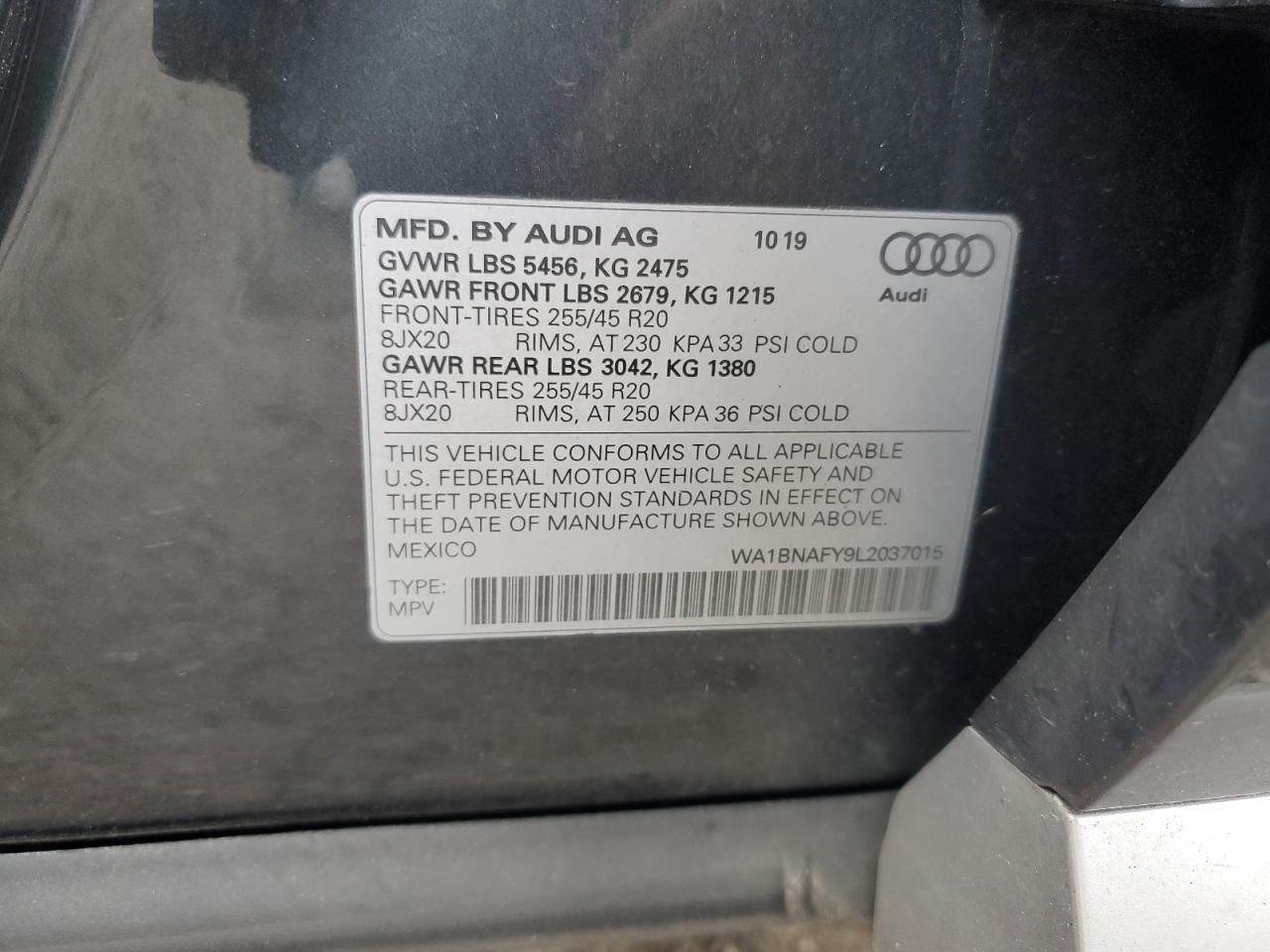 2020 AUDI Q5