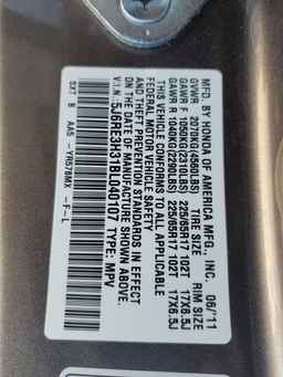 2011 HONDA CR-V