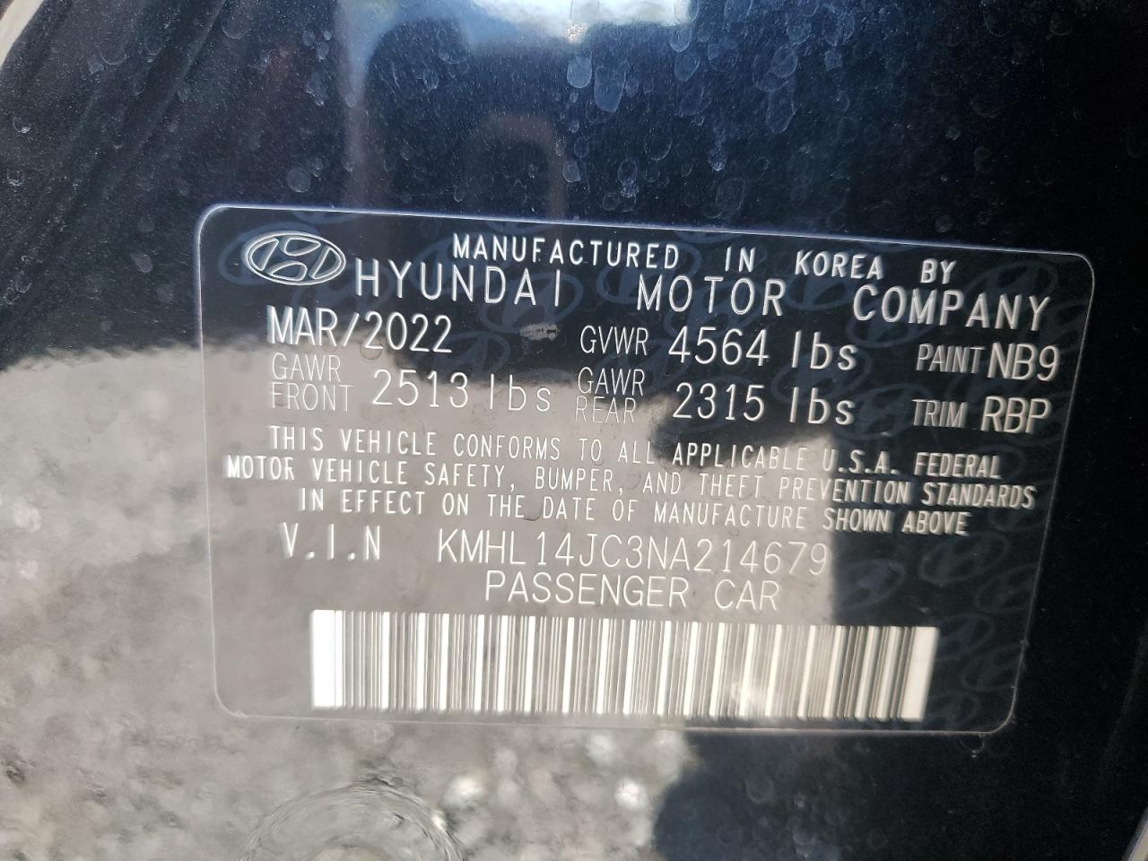 2022 HYUNDAI SONATA