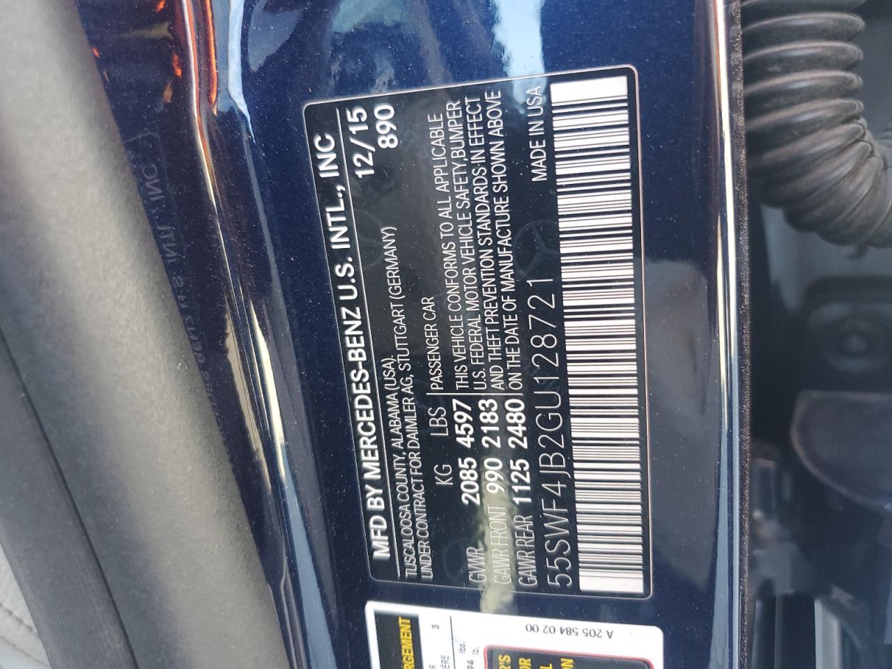 2016 MERCEDES-BENZ C-CLASS