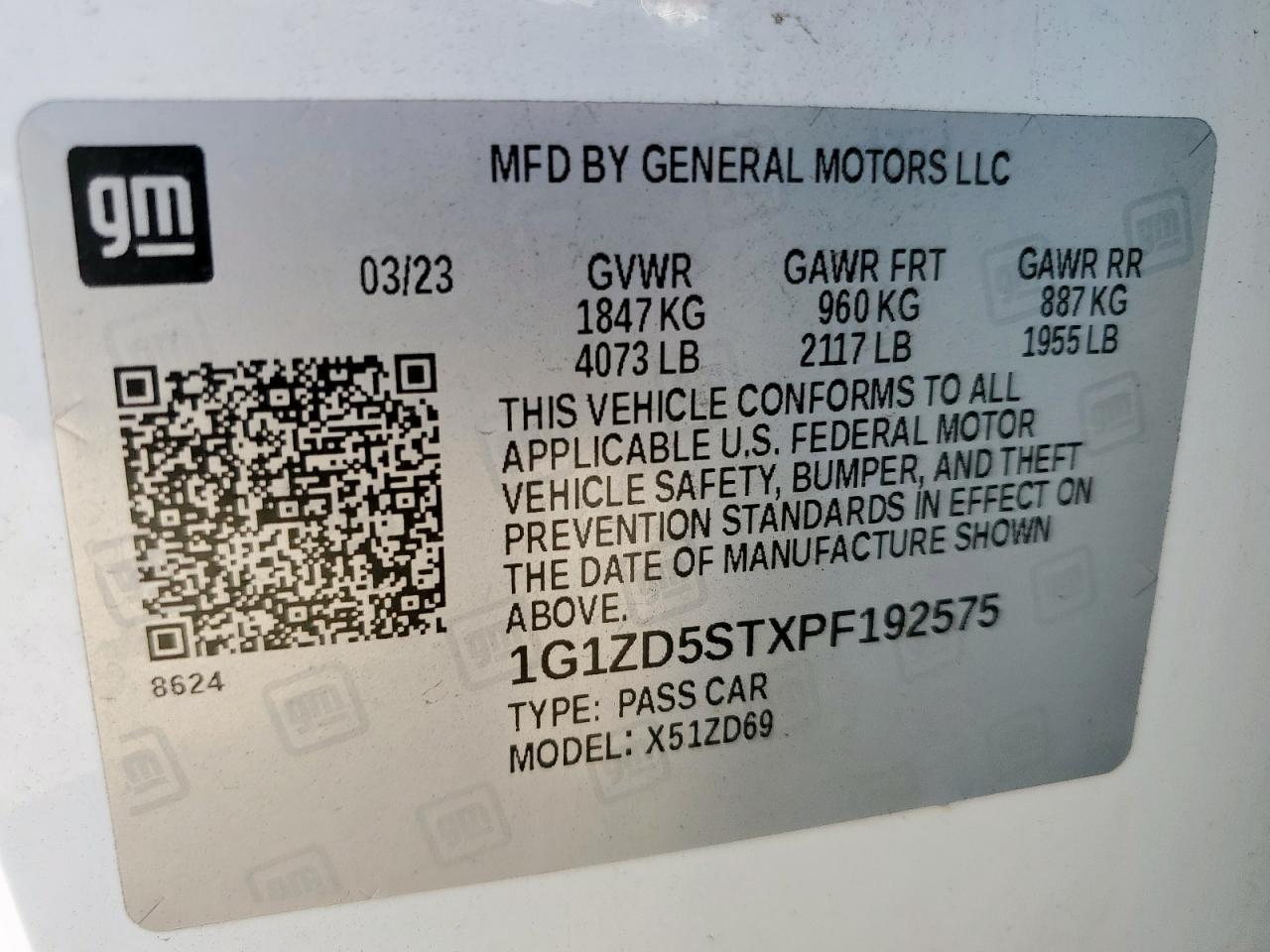 2023 CHEVROLET MALIBU