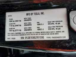 2020 TESLA MODEL 3