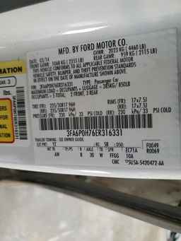 2014 FORD FUSION