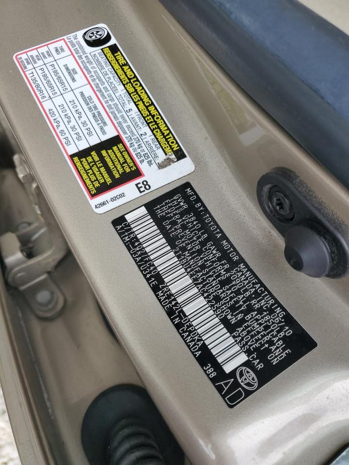 2010 TOYOTA COROLLA
